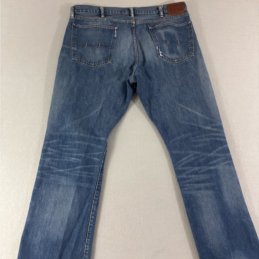 Polo Ralph Lauren RL Embroidered Jeans Mens 40x32 Classic Fit Denim - Picture 7 of 12